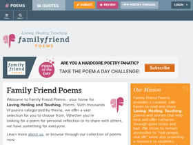 'familyfriendpoems.com' screenshot