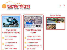 'familyfuntwincities.com' screenshot
