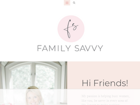 'familysavvy.com' screenshot