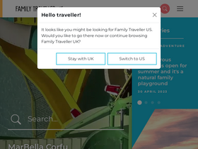 'familytraveller.com' screenshot