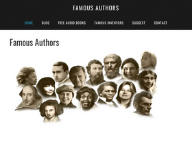'famousauthors.org' screenshot