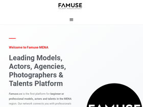 'famuse.co' screenshot
