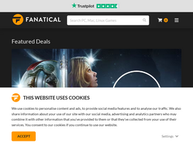 'fanatical.com' screenshot