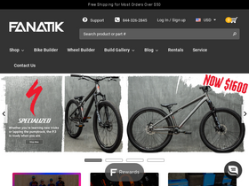 'fanatikbike.com' screenshot