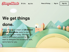 'fancyhands.com' screenshot