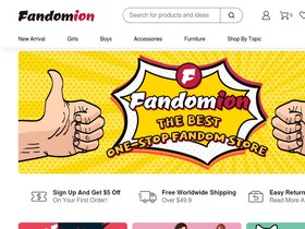 'fandomion.com' screenshot