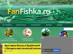 'fanfishka.ru' screenshot
