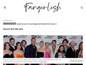 'fangirlish.com' screenshot