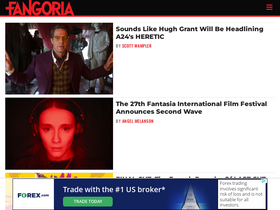 'fangoria.com' screenshot
