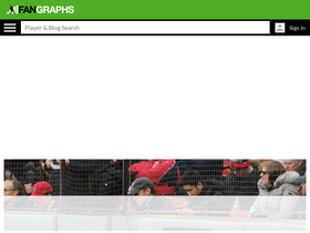'fangraphs.com' screenshot