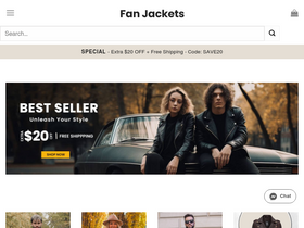 'fanjackets.com' screenshot