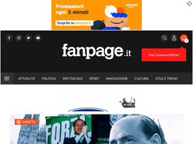 'fanpage.it' screenshot