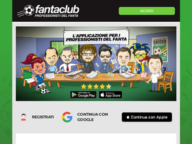 'fantaclub.it' screenshot