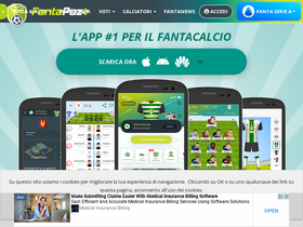'fantapazz.com' screenshot