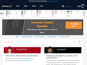 'fantasysp.com' screenshot