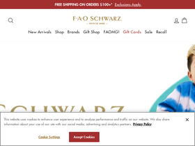'faoschwarz.com' screenshot