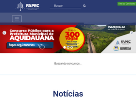 'fapec.org' screenshot