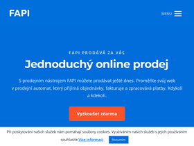 'fapi.cz' screenshot