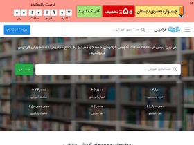 'faradars.org' screenshot