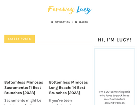'farawaylucy.com' screenshot