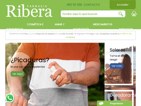 'farmaciaribera.es' screenshot