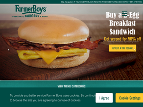 'farmerboys.com' screenshot