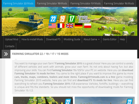 'farming2015mods.com' screenshot