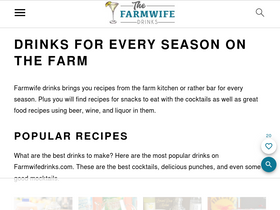 'farmwifedrinks.com' screenshot