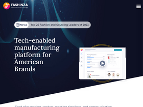 'fashinza.com' screenshot