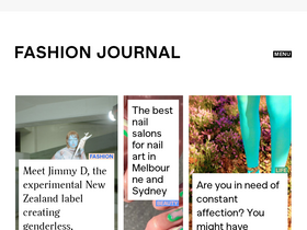 'fashionjournal.com.au' screenshot