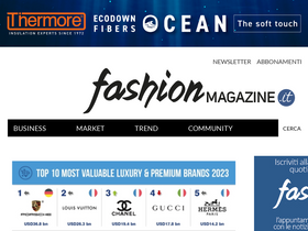 'fashionmagazine.it' screenshot