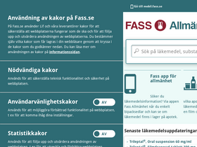 'fass.se' screenshot