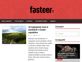 'fasteer.cz' screenshot