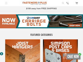 'fastenersplus.com' screenshot