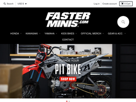 'faster-minis.com' screenshot
