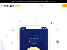 'fastestvpn.com' screenshot