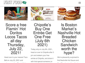 'fastfoodprice.com' screenshot