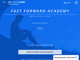 'fastforwardacademy.com' screenshot