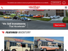 'fastlanecars.com' screenshot