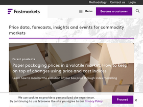 'fastmarkets.com' screenshot