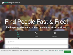 'fastpeoplesearch.com' screenshot