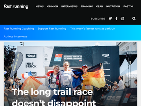 'fastrunning.com' screenshot