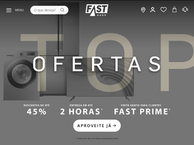 'fastshop.com.br' screenshot