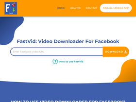 'fastvid.com' screenshot