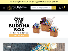 'fatbuddhaglass.com' screenshot
