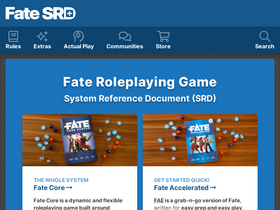 'fate-srd.com' screenshot