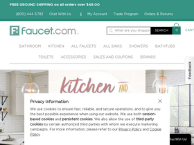'faucet.com' screenshot