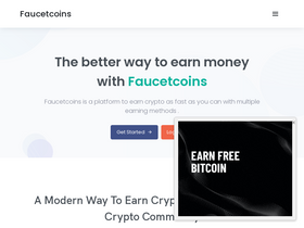'faucetcoins.net' screenshot