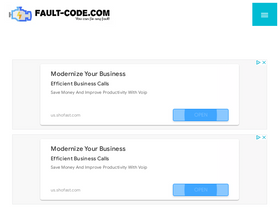 'fault-code.com' screenshot