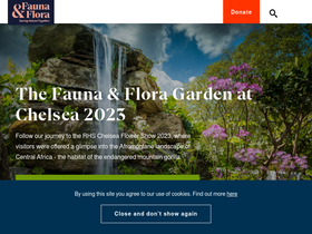 'fauna-flora.org' screenshot